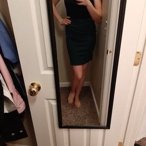 Green pencil skirt (S)